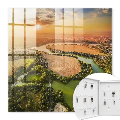 Západ slunce přírodní krajina