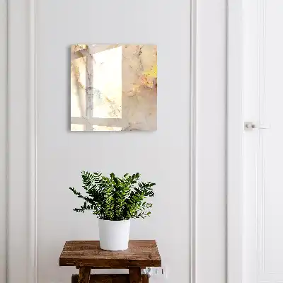 Mramorová elegance se žlutými akcenty