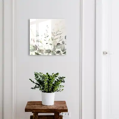 Zelené elegance harmonie listů