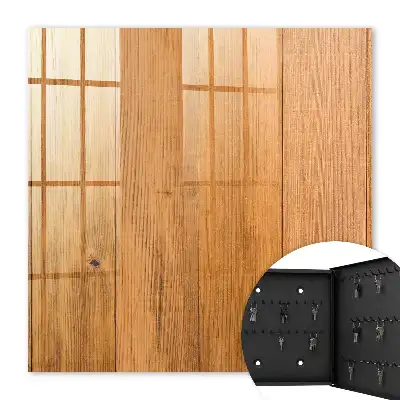 Dřevěná textura dodává útulnost