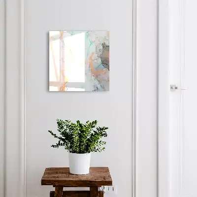 Barevné mramorové oranžové formy
