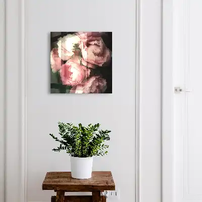 Květinové kouzlo na tmavém pozadí