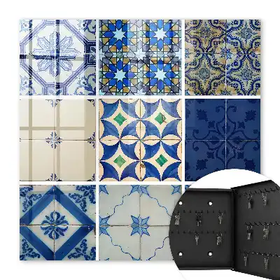 Azulejos dlaždice s nádechem modré