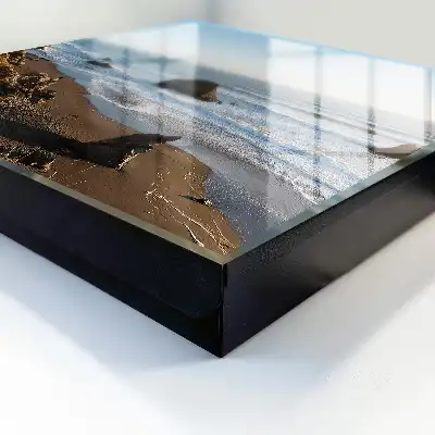Přímořská krajina s modrým oceánem