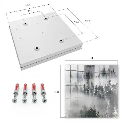 Mlžná zeleň vytváří klidnou atmosféru