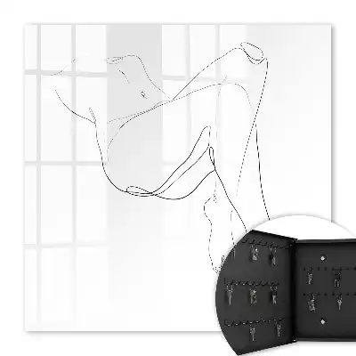 Žena perokresby minimalistický styl