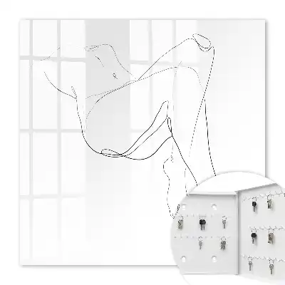 Žena perokresby minimalistický styl