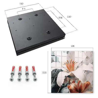 Květinová elegance v kontrastním prostředí