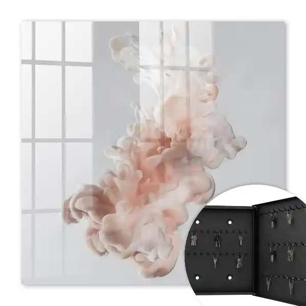 Plynulá elegance růžových a bílých tvarů