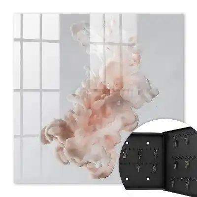 Plynulá elegance růžových a bílých tvarů