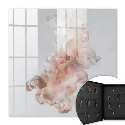 Plynulá elegance růžových a bílých tvarů