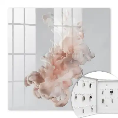 Plynulá elegance růžových a bílých tvarů