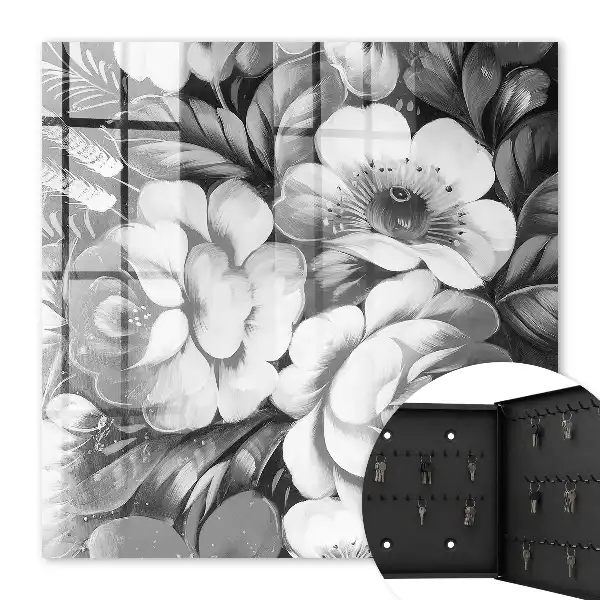 Monochromatické květiny v elegantní kompozici