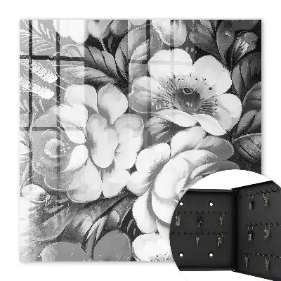 Monochromatické květiny v elegantní kompozici