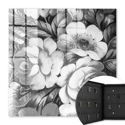 Monochromatické květiny v elegantní kompozici