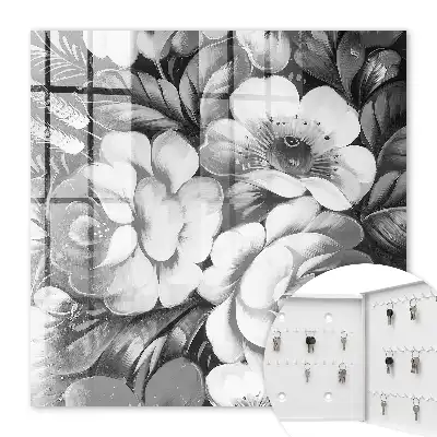 Monochromatické květiny v elegantní kompozici