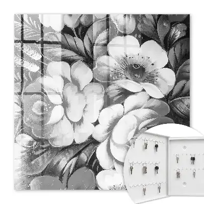 Monochromatické květiny v elegantní kompozici