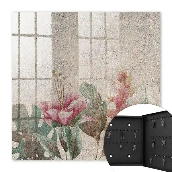 Botanická elegance s texturovaným pozadím