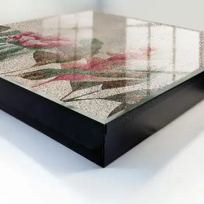 Botanická elegance s texturovaným pozadím
