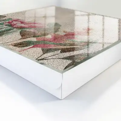 Botanická elegance s texturovaným pozadím