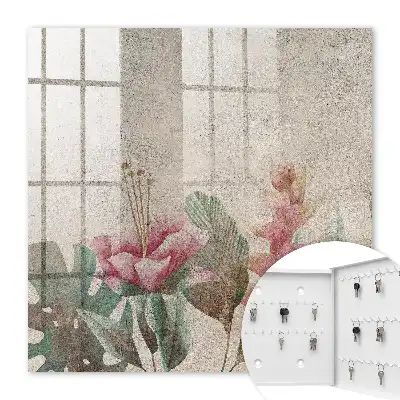 Botanická elegance s texturovaným pozadím
