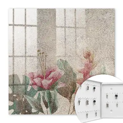 Botanická elegance s texturovaným pozadím