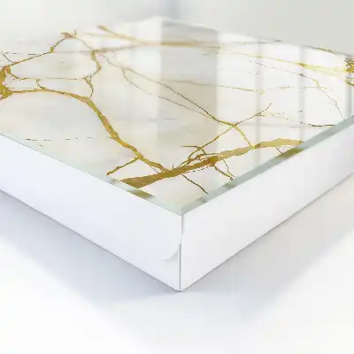 Elegantní mramor se žlutými linkami