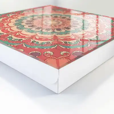 Barevná mandala s harmonickými vzory