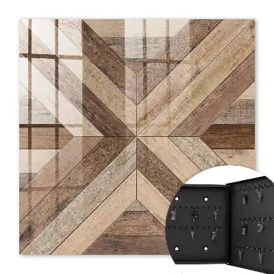 Dřevěné geometrické panely příroda