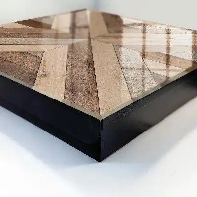 Dřevěné geometrické panely příroda