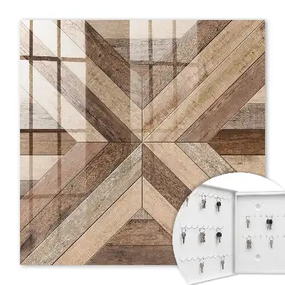 Dřevěné geometrické panely příroda