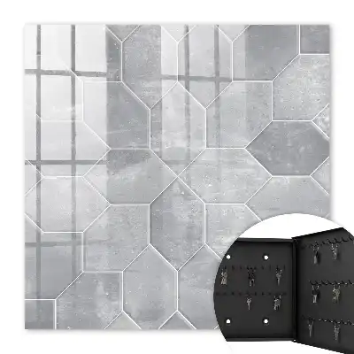 Šedý geometrický vzor