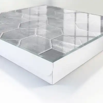 Šedý geometrický vzor