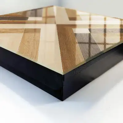 Dřevěná elegance hnědé a béžové