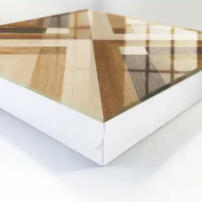 Dřevěná elegance hnědé a béžové