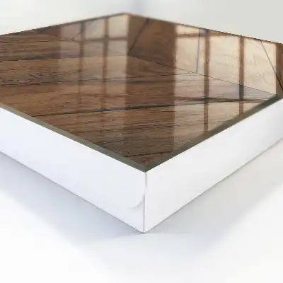 Dřevěná rybí kost elegance
