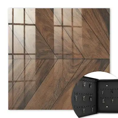 Dřevěná rybí kost elegance
