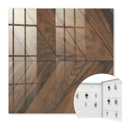 Dřevěná rybí kost elegance