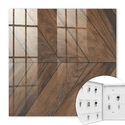 Dřevěná rybí kost elegance