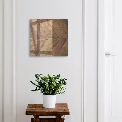 Dřevěná rybí kost elegance