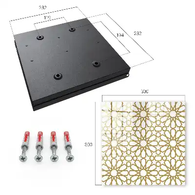 Geometrický vzor v harmonickém uspořádání