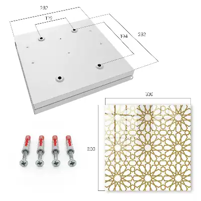 Geometrický vzor v harmonickém uspořádání