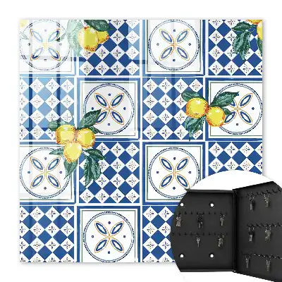 Citronové geometrické dlaždice