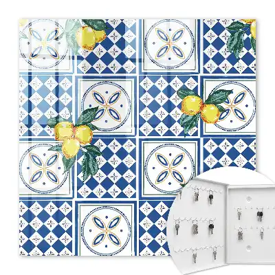 Citronové geometrické dlaždice