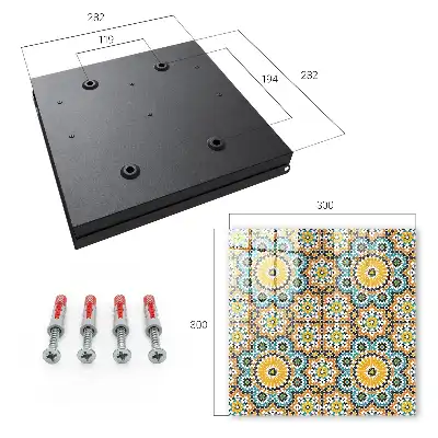 Geometrická mozaika se vzory
