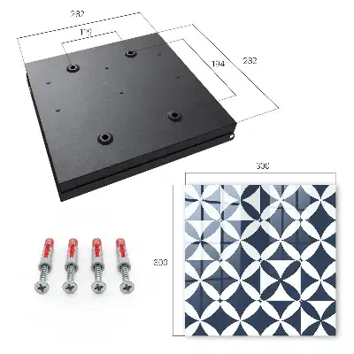 Geometrická elegance v kontrastním uspořádání