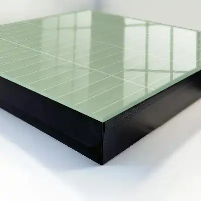 Zelený kostkovaný minimalistický styl