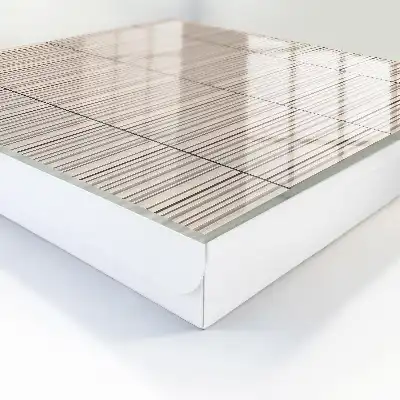 Minimalismus linií tlumený v béžové barvě