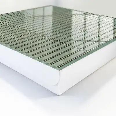 Design dlaždic se zeleným vzorem