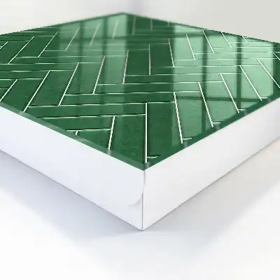 Zelená rybí kost prostoru elegance